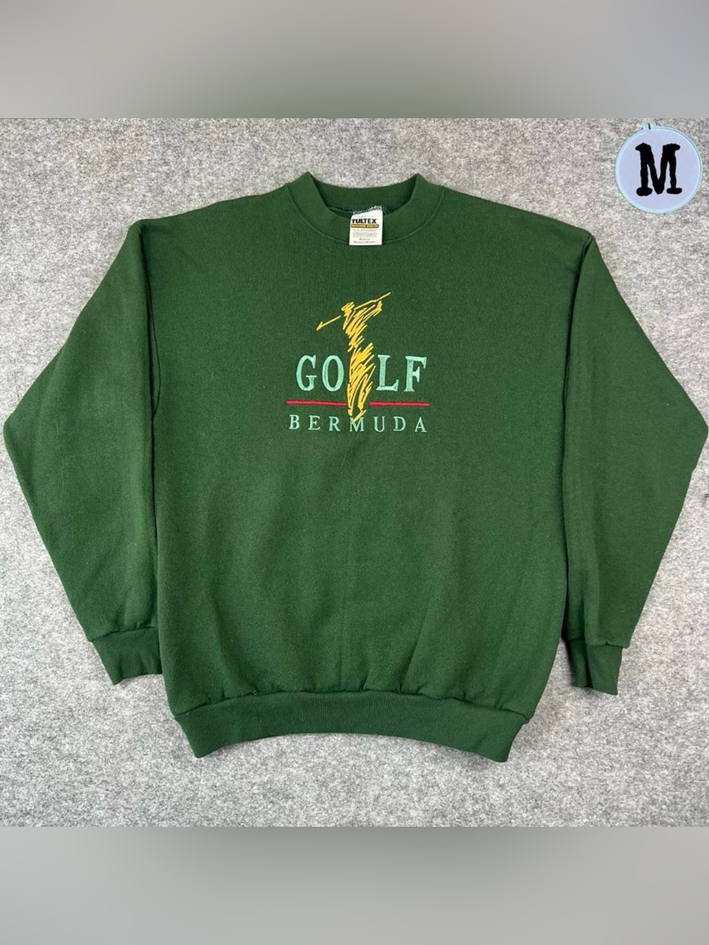 Vintage 90’s Bermuda Golf Embroidered Crewneck Sweatshirt
